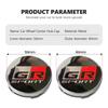 For Toyota 4pcs/set 3D Car Wheel Center Hub Caps Sticker Auto Emblem Wheel Center Cap chr Corolla Camry rav4 Yaris hilux prius CWC1 P3