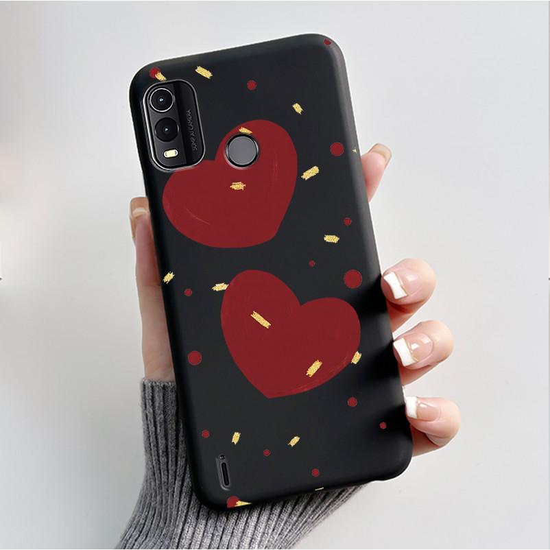 Для Nokia G11+ G11 G21 Чехол Пара Мода Бабочки Цветы Черный Мягкий Силикон ТПУ Чехол для Телефона Для Nokia G11 Plus Задняя Крышка
