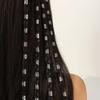 60pcs Metal Cuff Clips Dreadlocks Beads Hair Braiding Hair Braid Tubes Hollow Out Hair Ring  Men
