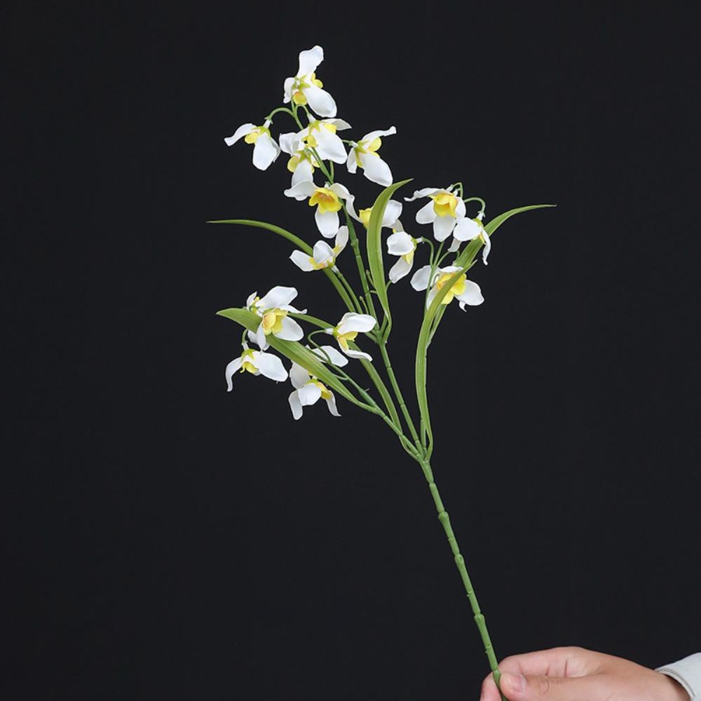 1pcs 50cm Flower Branches Simulation Flowers Multi-functional Artificial Orchid Photograph Props