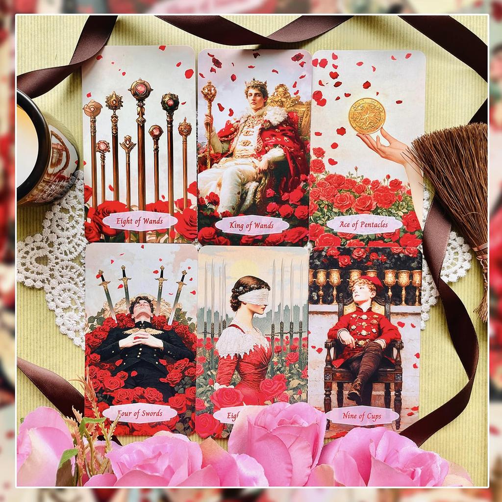 [Officially Imported, Limited Quantity] Antique Rose Tarot Antique Rose Tarot Cards [Tarot]