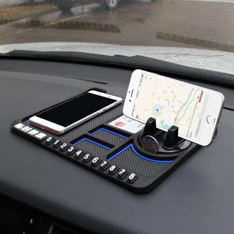 Multi-Function Anti-Skid Car Phone Mat & Navigation Bracket