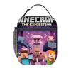 My World Elementary School School Meal Bag Children'S Handheld Satchel Insulation Box Wild Camping Storage Bag