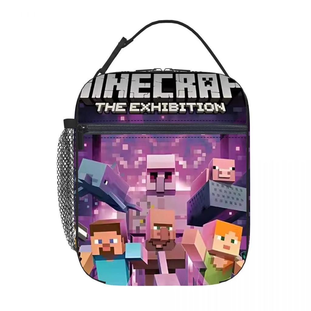 My World Elementary School School Meal Bag Children'S Handheld Satchel Insulation Box Wild Camping Storage Bag