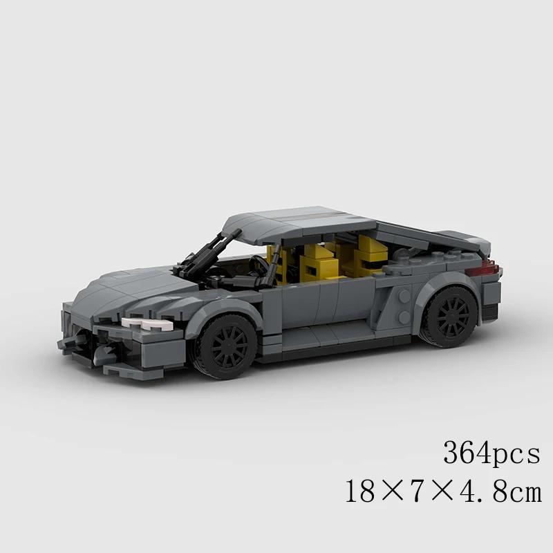 MOC Скоростной гоночный автомобиль R34 488 R32 Пикап Технический автомобиль Строительный блок Супер гоночный Кирпичный город Подарок