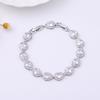 Inlaid Zircon Bracelet Women's Small Fresh Artificial Water Drop Gemstone Women's Colored Treasure Bracelet