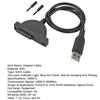 USB 2.0 To 7+6 13-Pin SATA Adapter Cable for Laptop Compact Disc DVD ROM Drive 480Mb/s High Speed Transfer DVD Optical Drive Convertor Cord