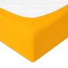 Prześcieradło frotte z gumą premium 60x120x10 żółte
