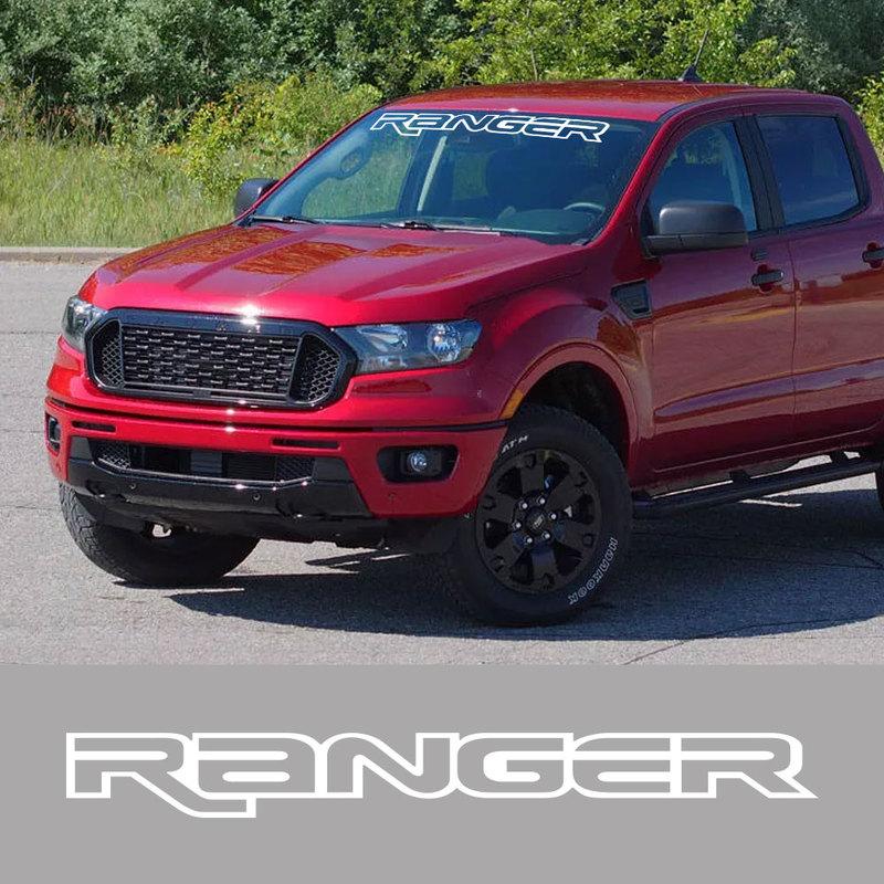 Для Ford Ranger Пикап Наклейки на лобовое стекло Грузовик Графика Виниловая пленка Покрытия Декор Автомобиля Наклейки Автоаксессуары