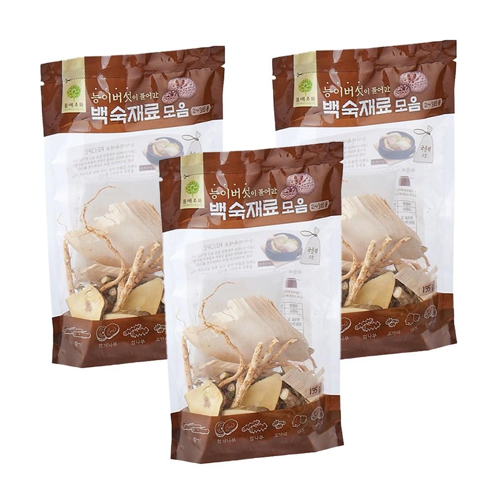 Momaejohwa Chicken Soup Ingredients with Neung-i Mushrooms 3 pcs 135g