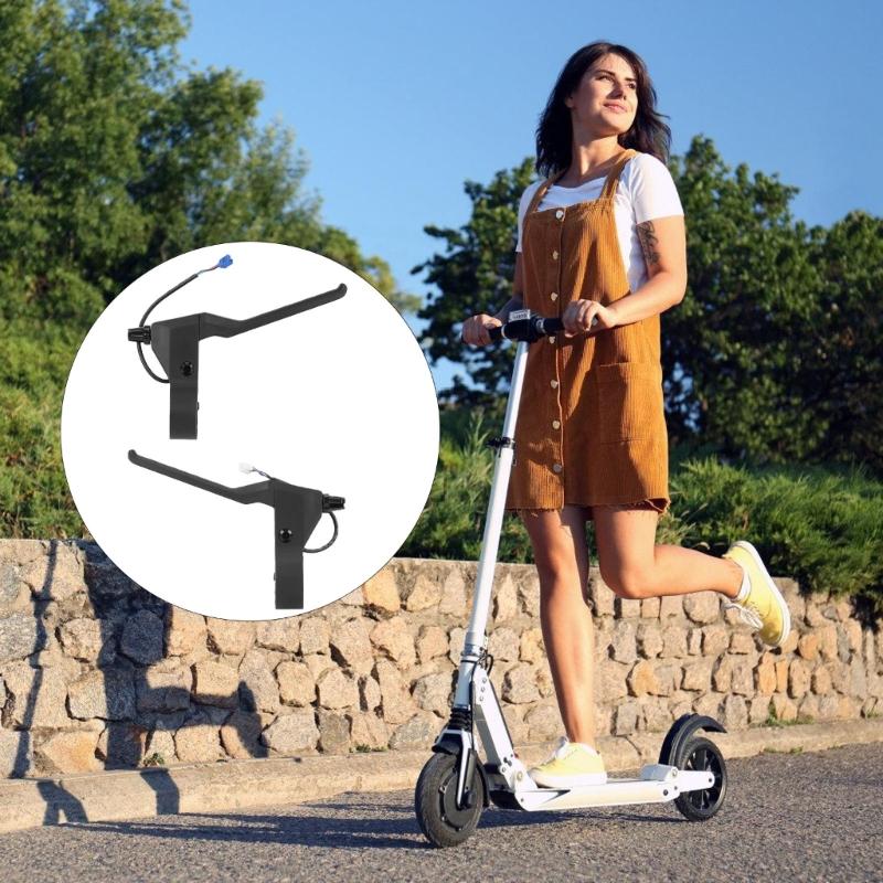 Водонепроницаемый тормозной рычаг для электросамокатов Высокочувствительная тормозная система Левый правый тормозные рычаги Легкий вес