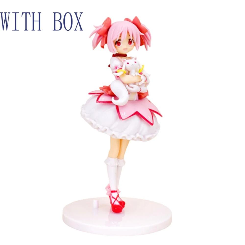 18СМ Фигурка Аниме Puella Magi Madoka Magica Канамэ Мадока Волшебная Девушка ПВХ Аниме Фигурки Модель Аниме Мультяшная Модель Игрушка Подарок