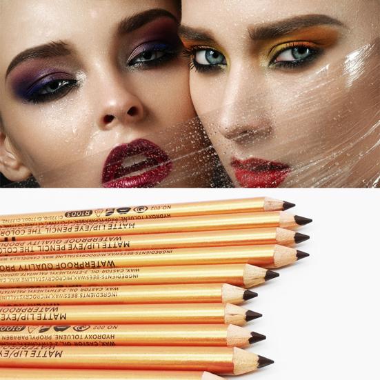 Водонепроницаемый прочный не размазывающийся карандаш для бровей, косметическая косметика для глаз с точилкой