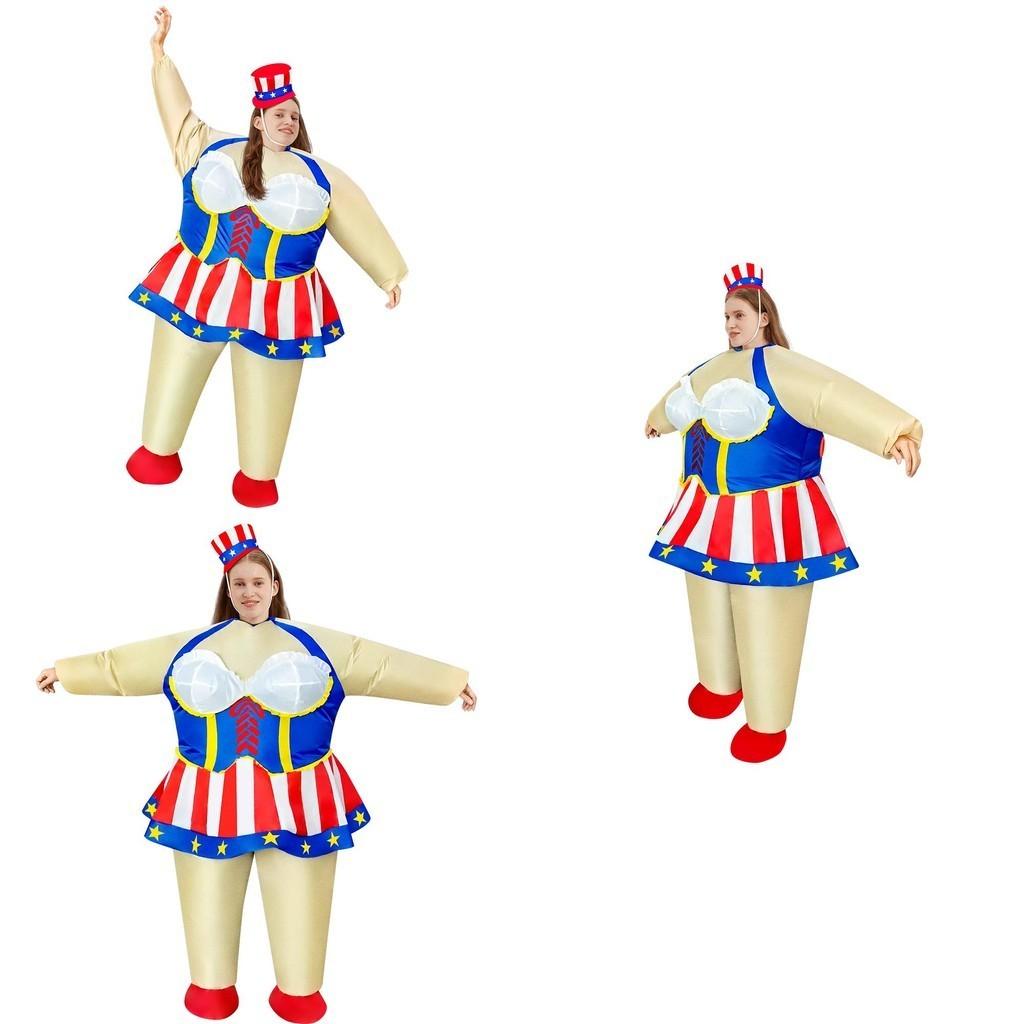 Independence Day Inflatable Costume National Day Patriotic Party Performance Doll Costume