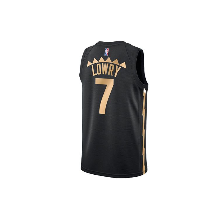 Nike Ретро баскетбольная майка Fan Edition, Toronto Raptors #7 Lowry мужская майка черная AV4674-011