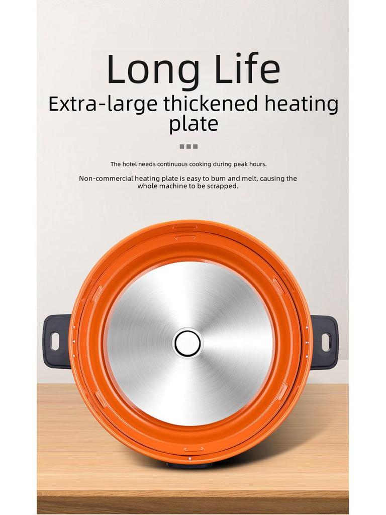 Рисоварка коммерческого назначения с большой вместимостью: Доступны размеры от 6 л до 45 л.