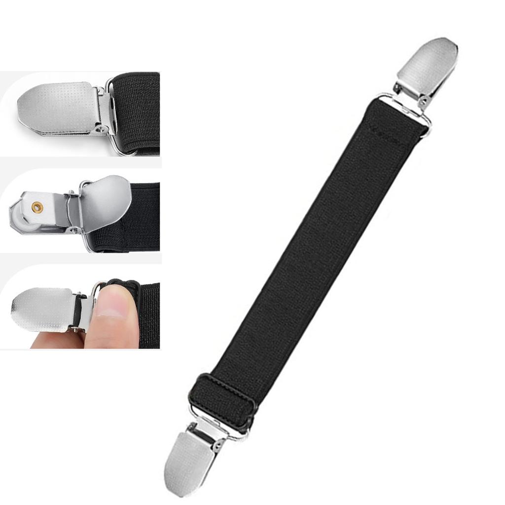 Elastic Dress Clip Back Cinch Clip Fastener Band For Sweaters Shawls Dresses And Cardigans Adjustable Waist Cincher Clip