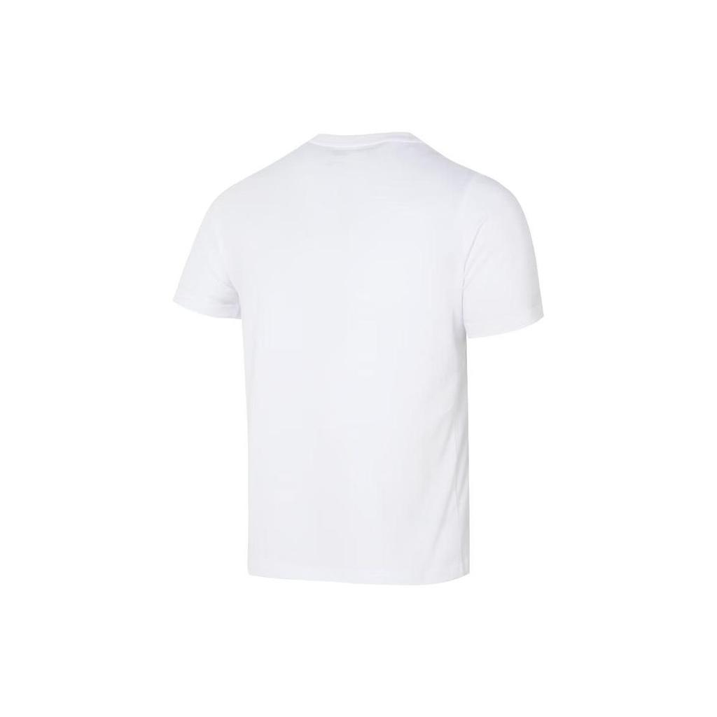 Puma Повседневная спортивная свободная футболка с коротким рукавом с буквенным принтом, мужские топы, белые 676622-02
