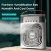 Portable Air Conditioner Fan Mini Evaporative Air Cooler with 7 Colors LED Light 1/2/3 H Timer 3 Wind Speeds and 3 Spray Modes