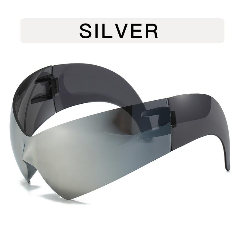 Панк Y2K Стильные Солнцезащитные Очки для Мужчин Модные Тренд Защита от УФ Лучей Солнцезащитные Очки Мужские Велоспорт Альпинизм Солнцезащитные Очки для Женщин