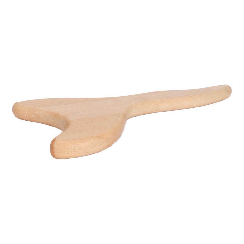 Буковая скребковая доска Изысканный деревянный инструмент для массажа гуаша для шеи, тела, меридианов