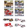 Hot Wheels Team Transport Assorted Vehicle Mini Set of 4 Cars Per Ages Toys, Cars, (2 Set), Boxed, 3+, Multi-Purpose, 987G-FLF56