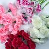 Single Artificial Flower Carnations Wedding Fake Bouquet Mother's Day Teachers' Day Gift Home Decor