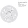 Shower Drain Filter Round Bathroom Supplies Reusable Floor Shower Drain Bathtub Sink Filter Hair Catcher Durable Anti-clogging