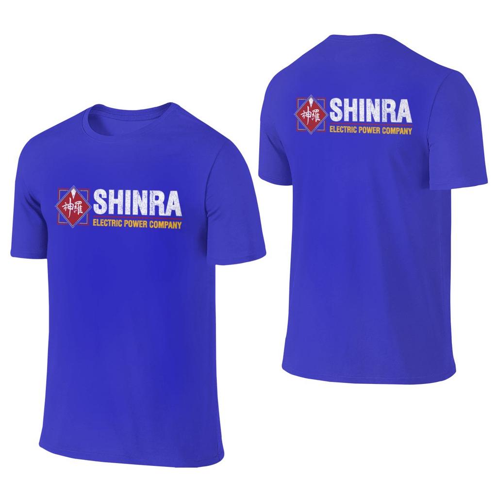 Shinra Electric Power Company Instagram Style Reversible Tshirt Japanese Street Faderesistant Basic Tee
