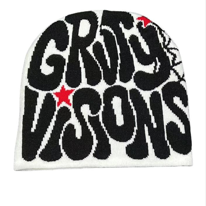 Высококачественная зимняя простая шапка-бини из 100% акрила, теплая вязаная шапка