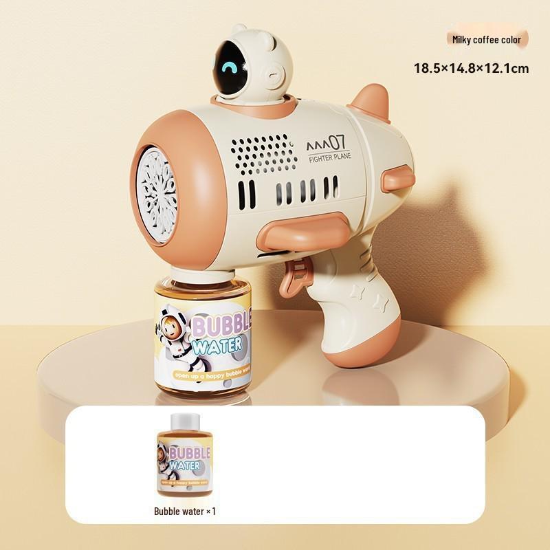 Rechargeable Gatling Bubble Gun for Kids - 69-Hole Bubble Bazooka Toy