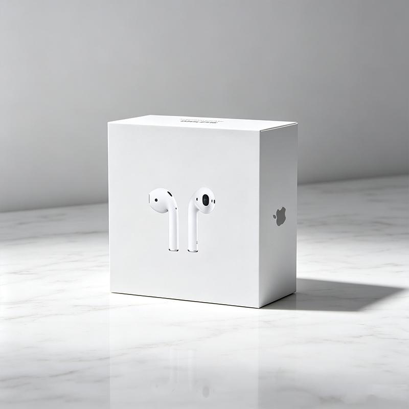 AirPods 2 Беспроводные наушники Bluetooth 5.3 Hi-Fi Стереозвук Двойные Микрофоны 24 часа Общее Время Воспроизведения Сенсорное Управление Внутриканальные Наушники Для IOS Android