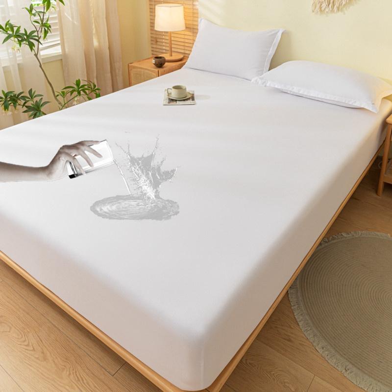 Супер водонепроницаемая простыня на резинке, покрывало для кровати, нескользящее покрывало для матраса, защитное покрывало для кровати, чехол для матраса с резинкой