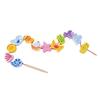 Classic World Wooden Fish and Sea Creature Bead Stringing Toy for Fingertips, Under the Sea Design, Ages 2, 18 Months, and 18 Months, Perfect for