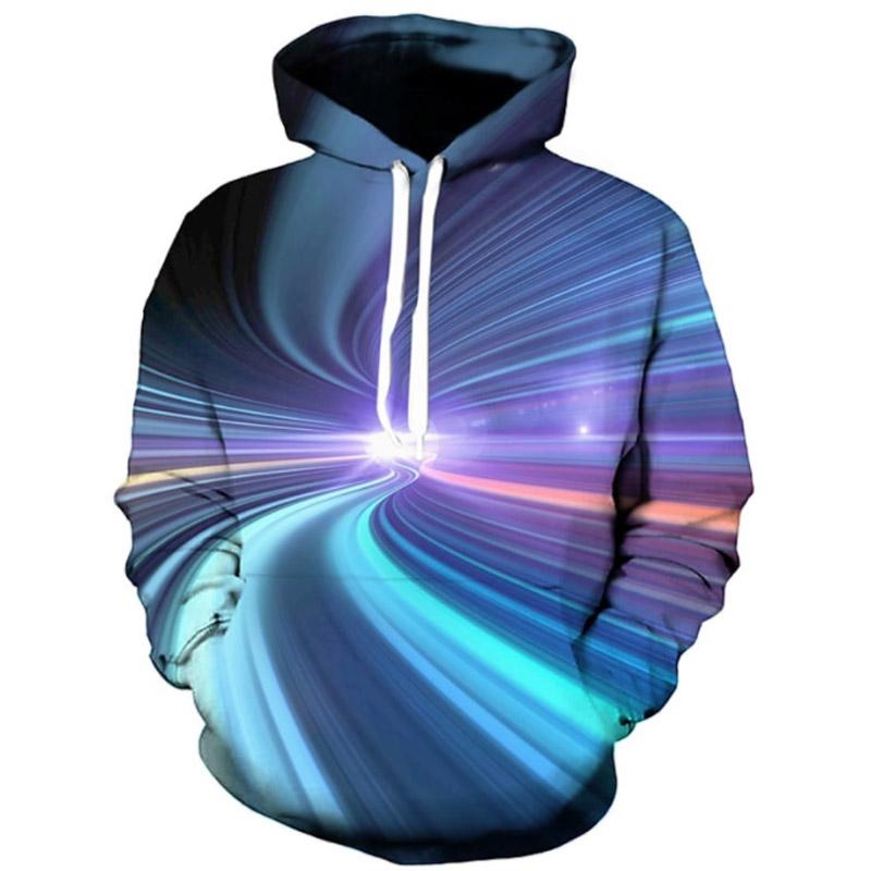Мужская толстовка с капюшоном, графическая, с капюшоном, для повседневной носки, с 3D-принтом, базовая, повседневная, пуловер, с длинным рукавом, радужный 3D-топ