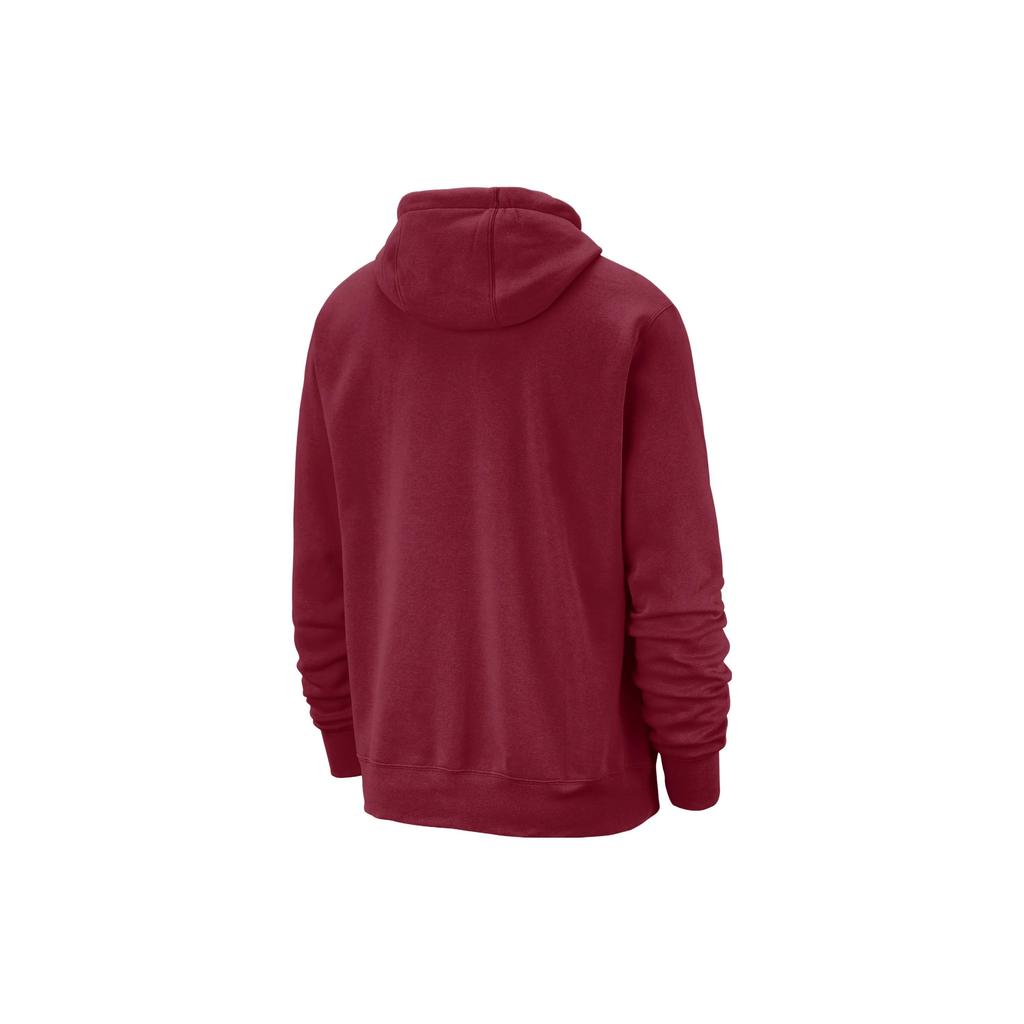 Nike Клубная флисовая толстовка City Edition NBA Cleveland Cavaliers Letter Hoodie для мужчин, темно-красная FB4826-698