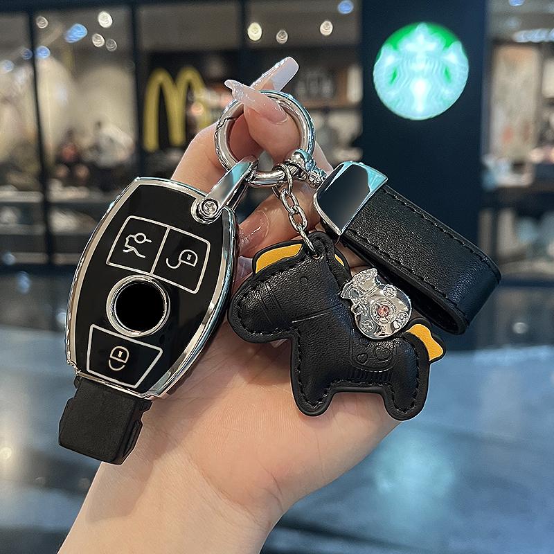 TPU Car Key Case Cover Protector Shell for Mercedes Benz A B C E S Class W204 W205 W212 W463 W176 GLS GLA GLK GLC CLS CLA AMG