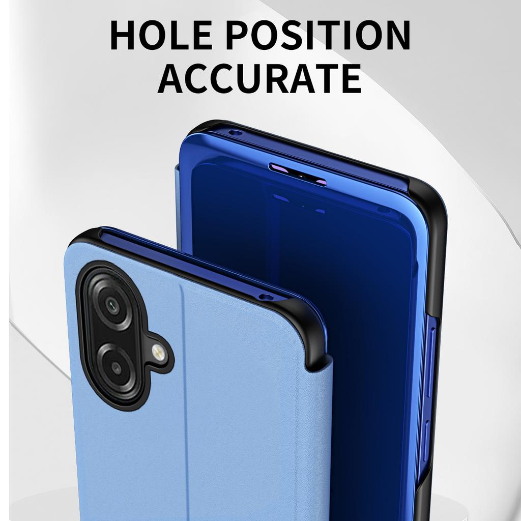 For Samsung Galaxy A07 4G Case View Window Stand Leather Flip Phone Cover