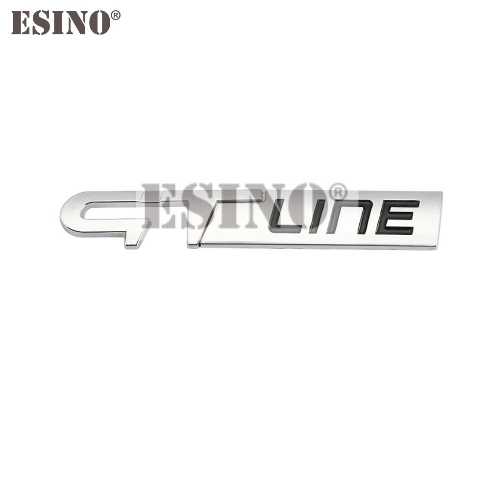 JWRQ5 Car Styling 3D Metal Chrome Zinc Alloy Emblem Badge for Renault GT Line Clio Captur Megane Kadjar Arkana Koleos Sandero Safrane