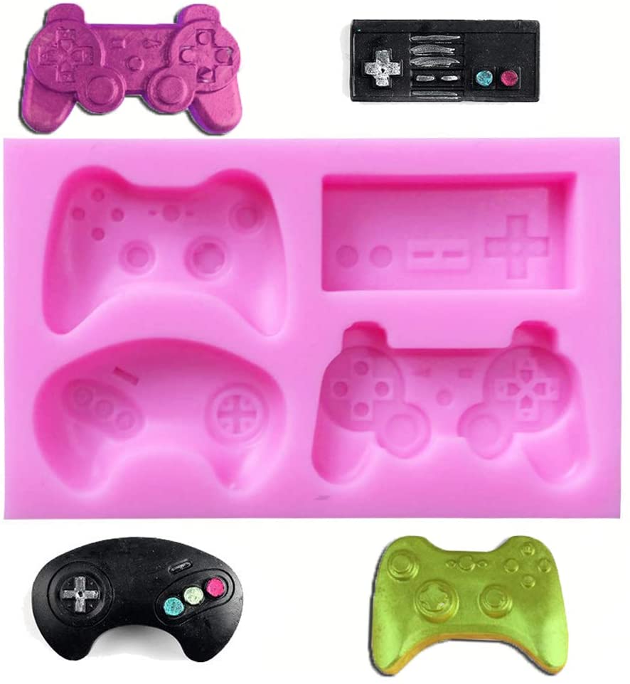 Silicone Mold Controller Gamepad Game Boy Gift Mould Sugar Craft Fondant Cake Decorating Animal Mould Baking Tool Drop Shipping
