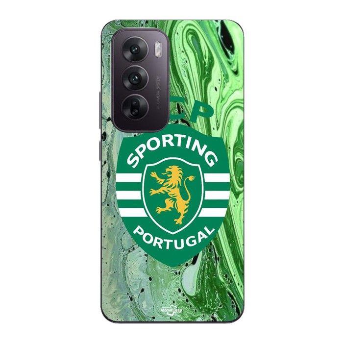 Coque de téléphone - MANIACASE - Oppo Reno 12 pro 5G - Silicone - Souple - Sporting Portugal