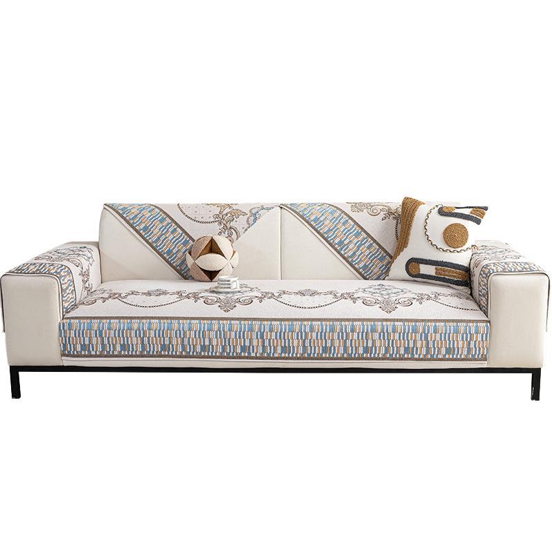 Light Luxury Chenille Sofa Cushion, Universal Non-Slip In All Seasons, Advanced Sense, Living Room Seat Cushion, Sofa Cover, Cloth Towel