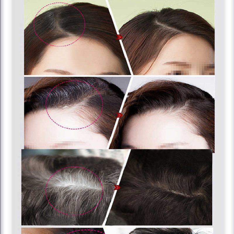 Одноразовая быстрая краска для волос, коричневая и черная временная ручка-краска для белого цвета волос