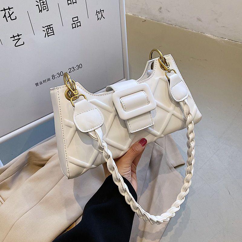 Женская сумка через плечо на одно плечо, сумка через подмышку, высококачественная текстура, летняя мода