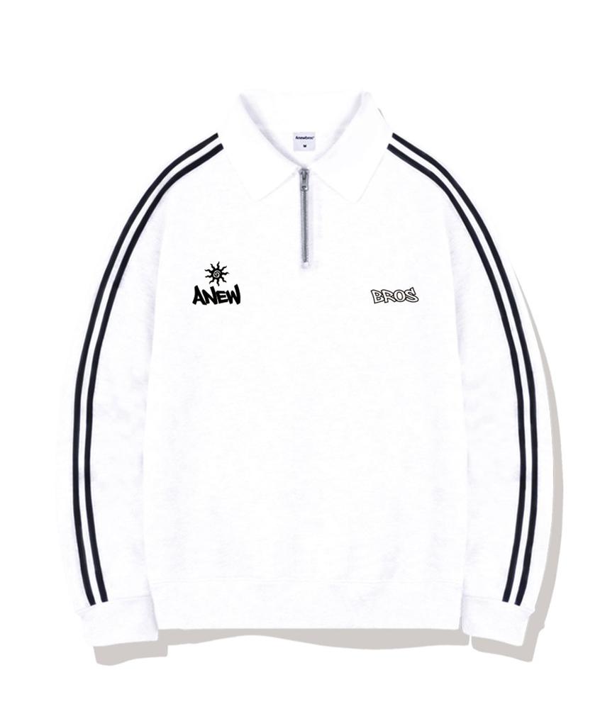 ANEWBROS Twin Logo Oversized Track Caravan Zip-Up 2 Colors [Anbm_8002]