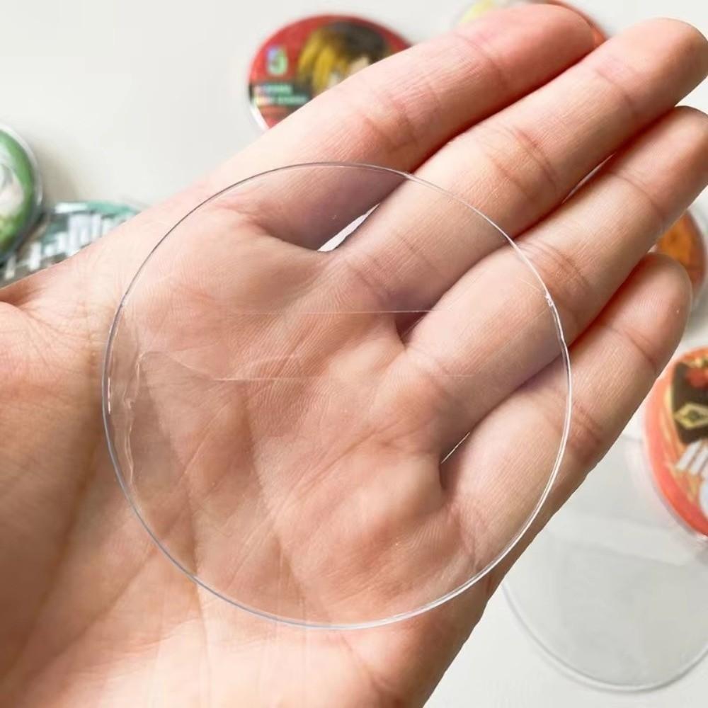 10pcs/Set Round 63/83mm Round Shield Display Cover Badge Protector Case For 58/75mm Badge Storage
