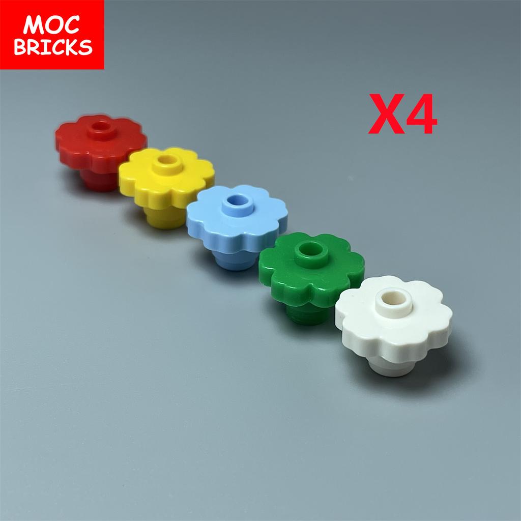 Нетоксичные Moc Кирпичи Растение Цветок 2x2 Скругленные Совместимые Собираемые Частицы 98262 Строительные Блоки Детали История Массовая Модель Игрушки