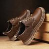 Male Sneakers Adult Non Slip Casual Desert Hiking Footwear Treking Shoes Trainers Outdoor Casual Leather Mens Shoes Retro Style