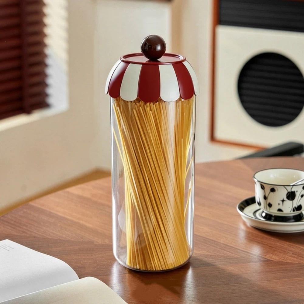 Sealed Grain Storage Box Transparent Cereal Dispenser Practical Pantry Organizers for Kitchen