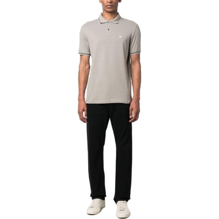 EMPORIO ARMANI Logo Detailed Short Sleeved Polo Shirt 8N1FB4-1JPTZ-0643